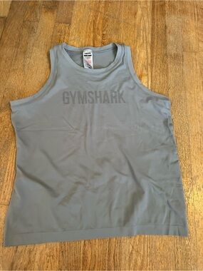Gymshark women’s Light Grey Athletic Tank Top